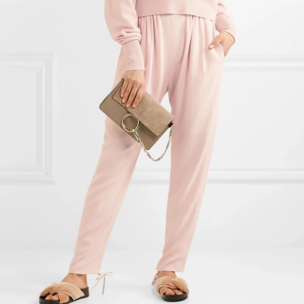 🍒NWT🍒 CHLOÉ CHIC BABY PINK PARISIAN TROUSERS